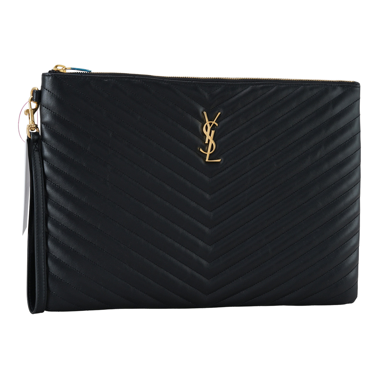 Yves Saint Laurent(USED)생로랑 440222 모노그램 쉐브론 클러치